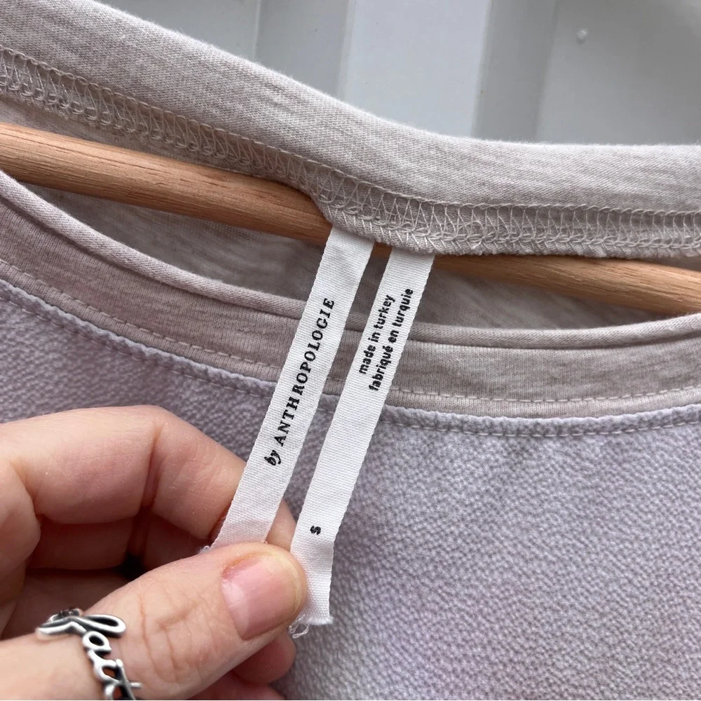 Anthropologie Blouse Tie Dye Tuscany Boatneck Gray Sleeveless Tunic Womens S - Picture 6 of 12